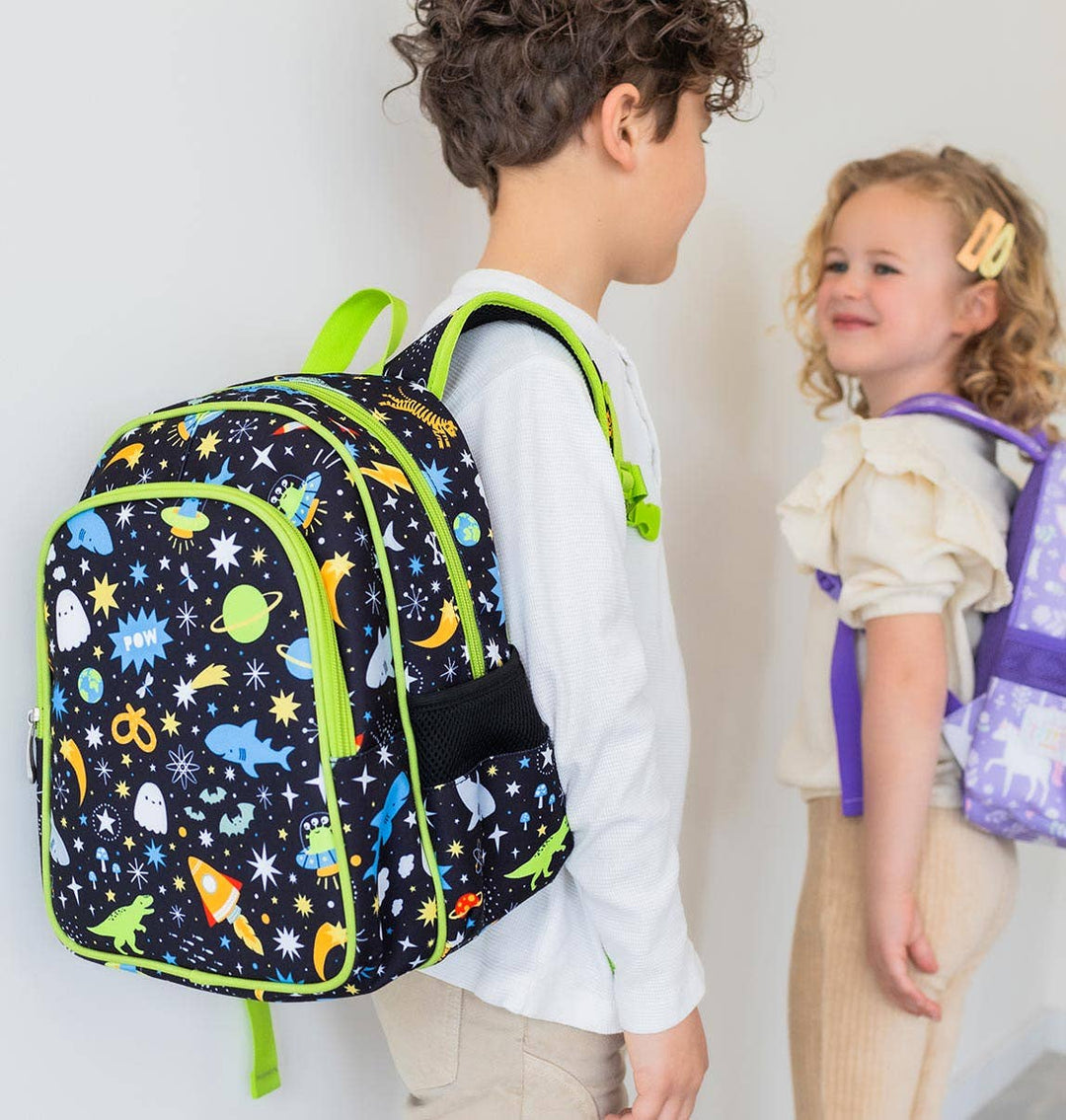 A Little Lovely Company - Backpack with insulated pocket: Galaxy