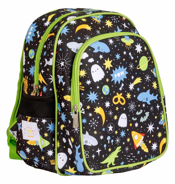 A Little Lovely Company - Backpack with insulated pocket: Galaxy