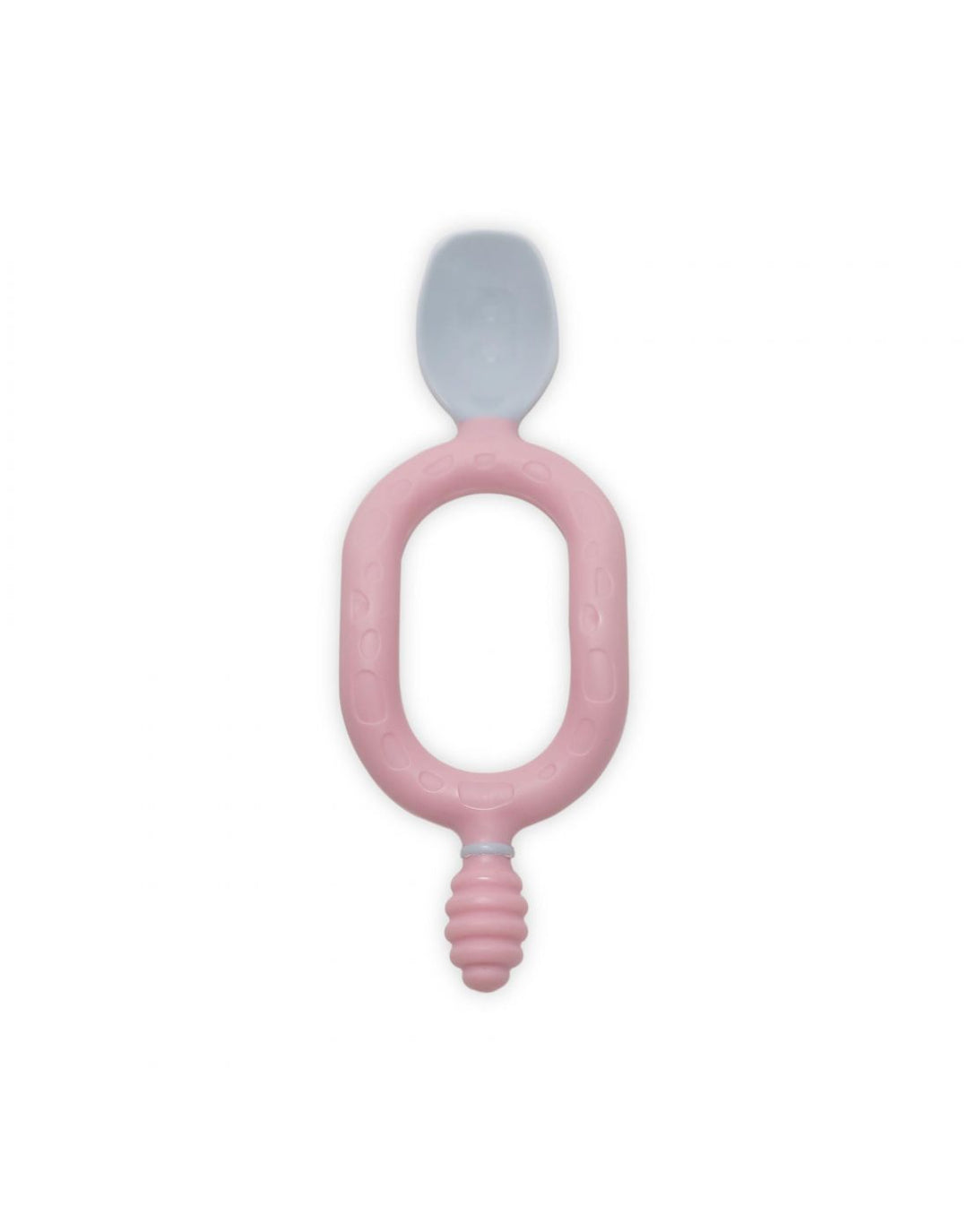 Bibado Dippit Multi-Stage Baby Weaning Spoon and Dipper - 2 Pack - Pink & Grey