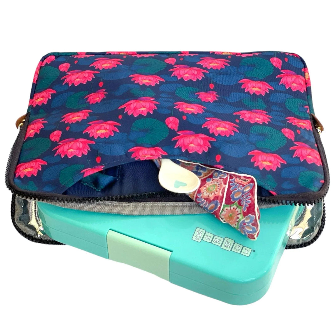 Yumbox Poche - Insulated Lunch Bag with Handles - Lotus Flowers