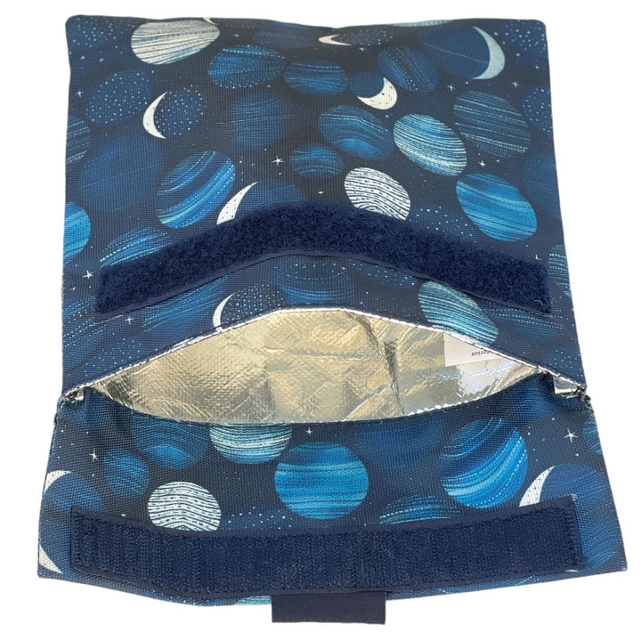 Yumbox Reusable Sandwich Bag - Set of 2 - Navy & Lunar Phases