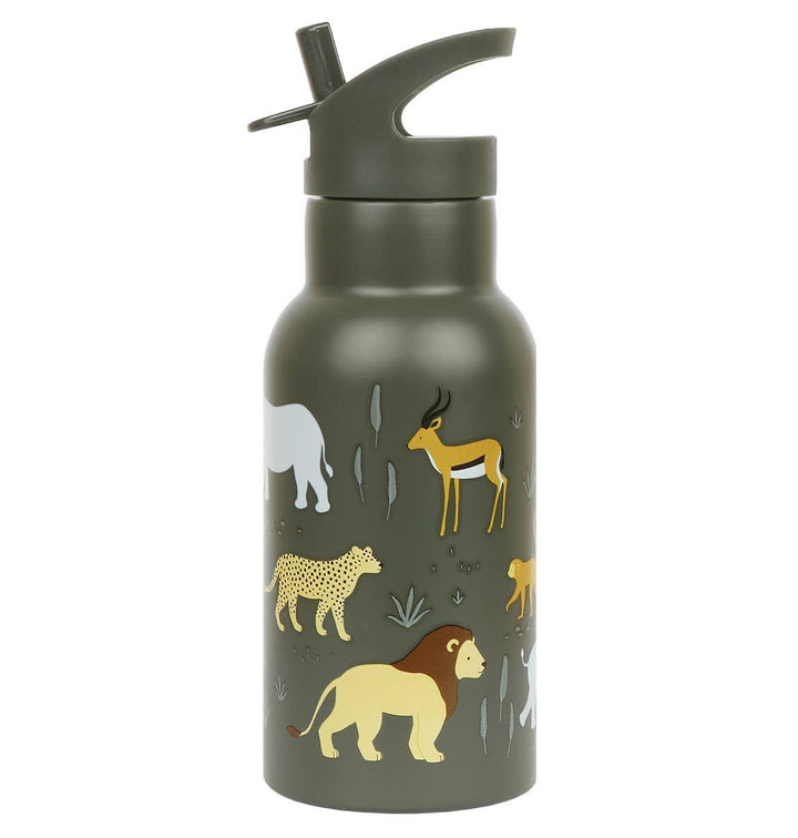 A Lovely Little Company - Kids Stainless Steel Drink / Water Bottle: Savanna - ScandiBugs