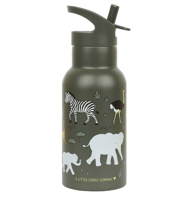 A Lovely Little Company - Kids Stainless Steel Drink / Water Bottle: Savanna - ScandiBugs