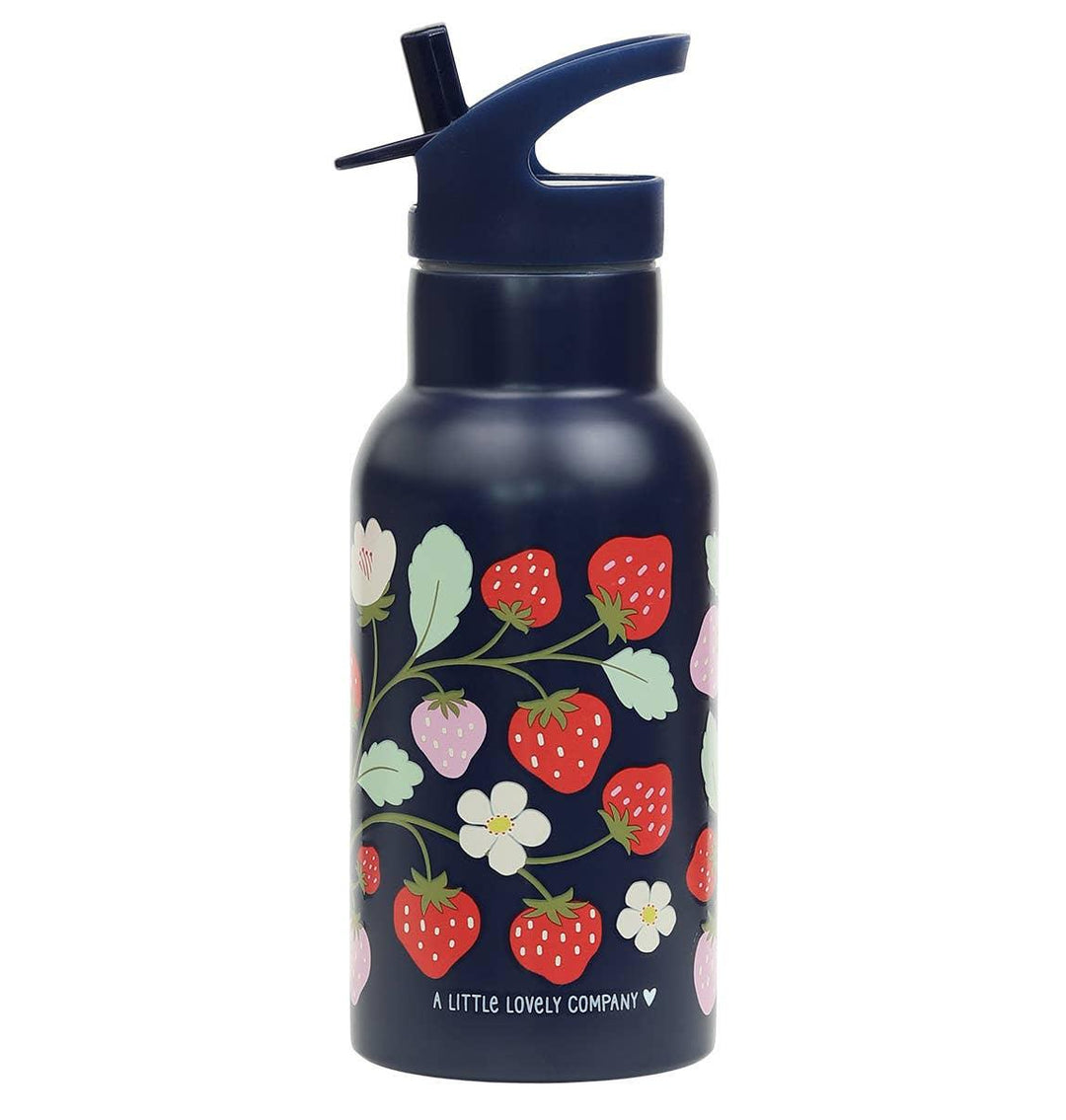 A Lovely Little Company - Kids Stainless Steel Drink / Water Bottle: Strawberries - ScandiBugs