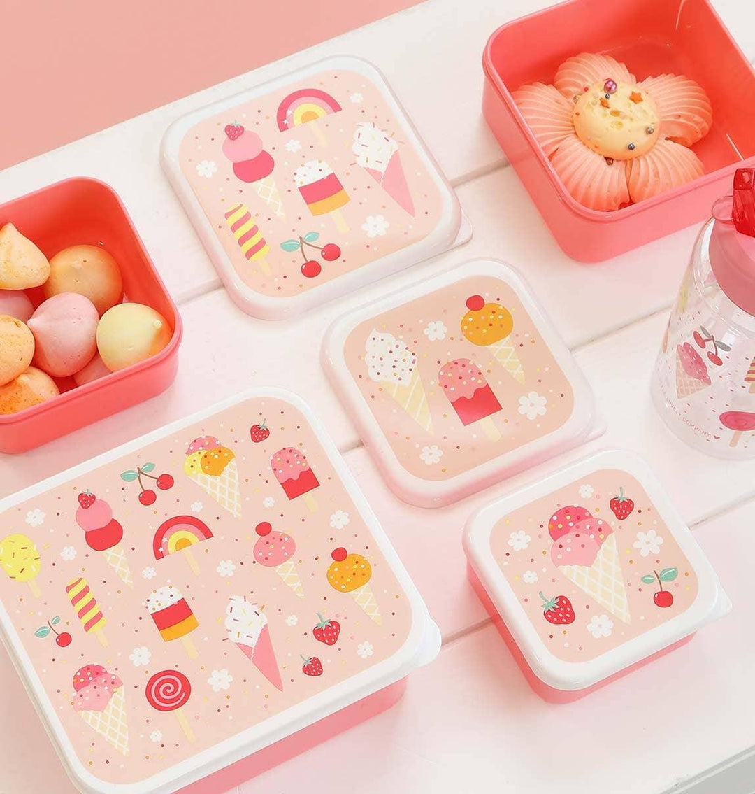 A Lovely Little Company - Lunch & Snack Box Set: Ice Cream - ScandiBugs