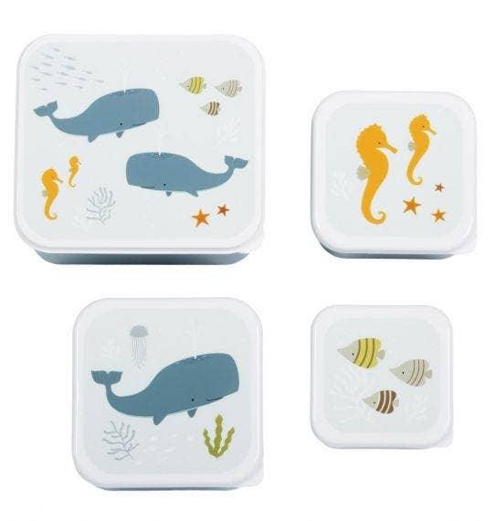 A Lovely Little Company - Lunch & Snack Box Set: Ocean - ScandiBugs