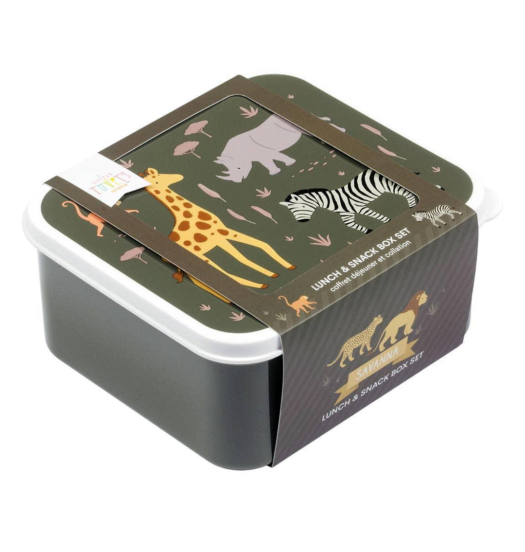 A Lovely Little Company - Lunch & Snack Box Set: Savanna - ScandiBugs