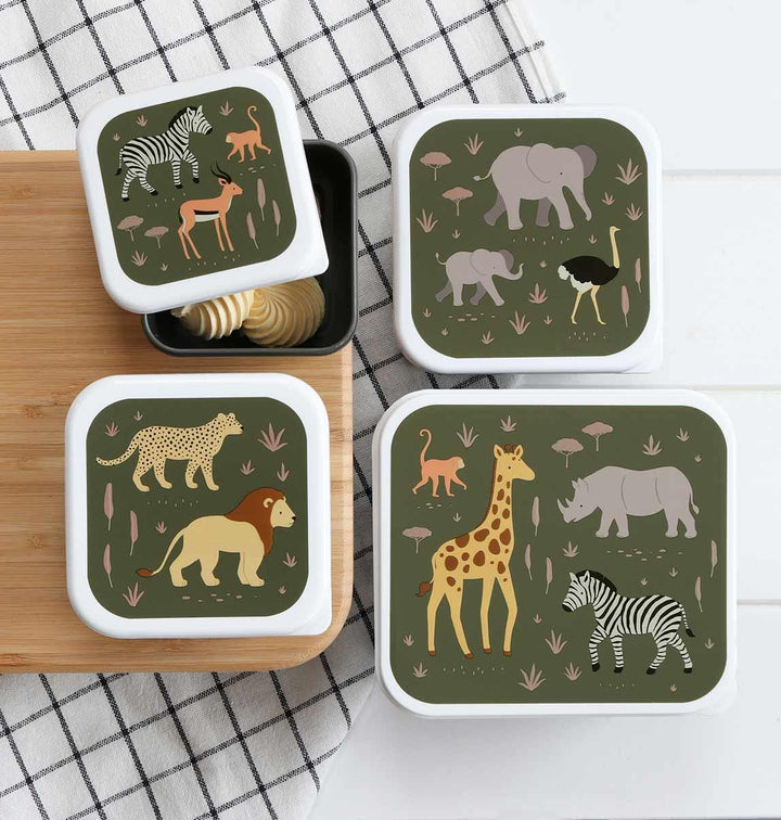 A Lovely Little Company - Lunch & Snack Box Set: Savanna - ScandiBugs